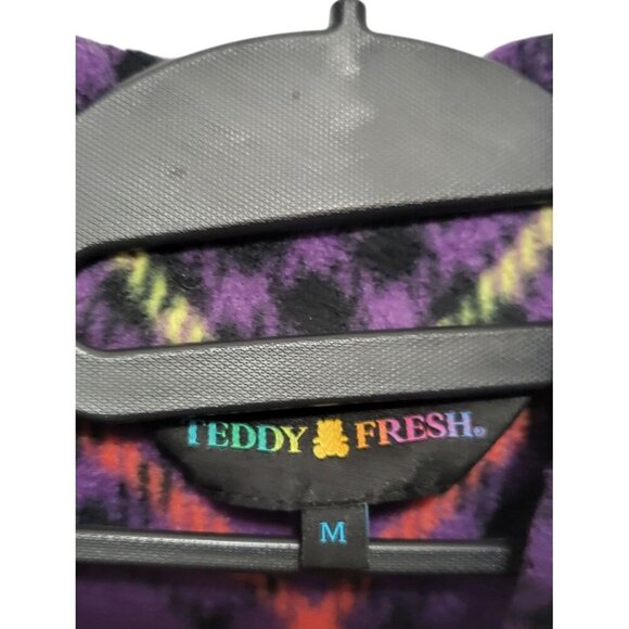 Teddy Fresh Fleece Plaid Zip Up Jacket - Picture 11 of 15